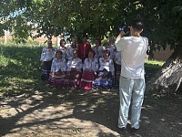 Съёмочный процесс в рамках  фестиваля  «Александровская крепость»